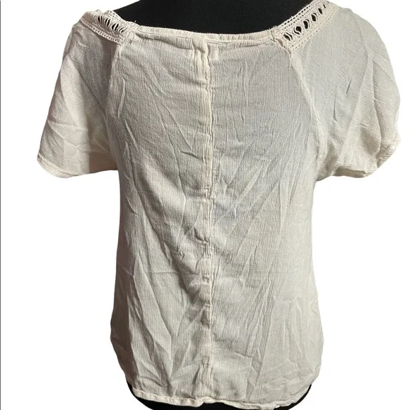 Hollister Boho White Blouse - Picture 2 of 5
